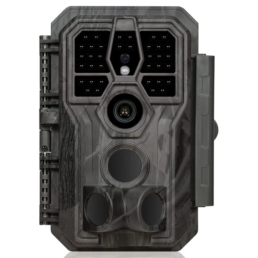 GardePro E5S Trail Camera, 64MP Photo & 1296P HD Video | 0.1s Trigger, 100ft No-Glow Night Vision, Motion Activated, Non-Cellular, Non-WiFi
