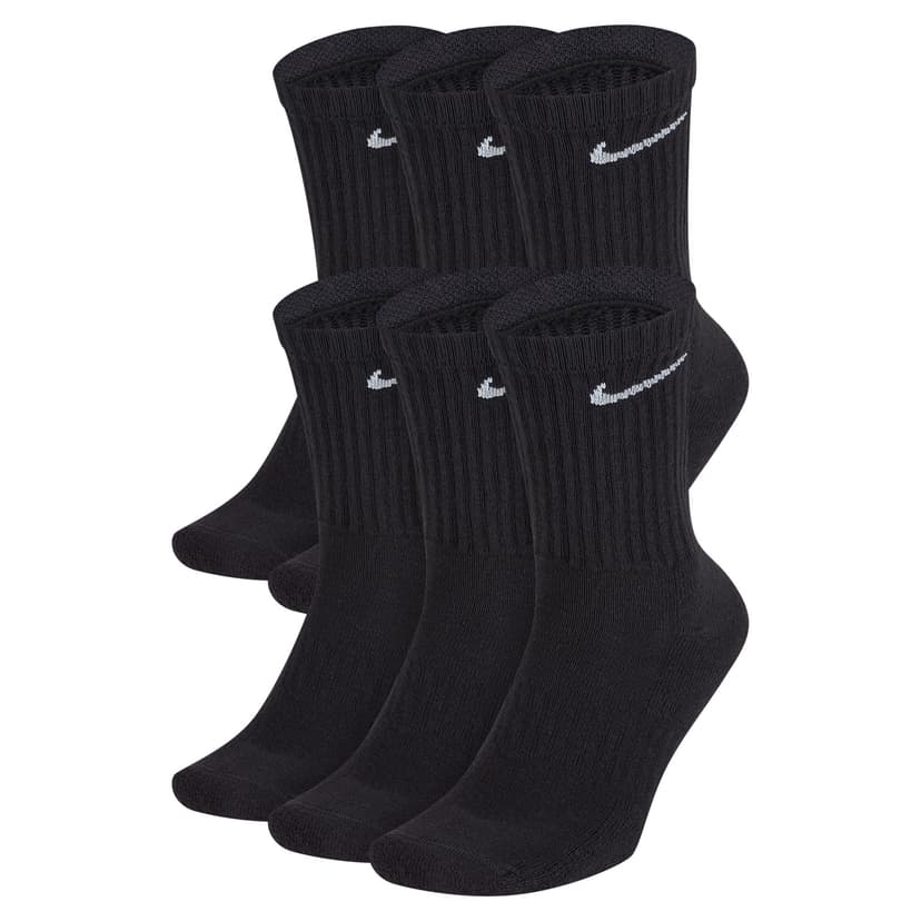 Nike Unisex Adult Everyday Cushioned Training Crew Socks (6-Pack) | Mens and Womens