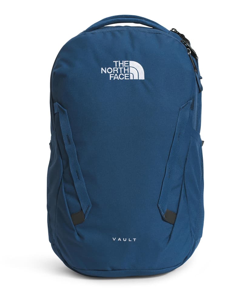 The North Face Vault Everyday Laptop Backpack, Shady Bl/Wht-NPF, OSFA | Commuter Travel Bag, Water-Repellent Finish, Spacious Compartment