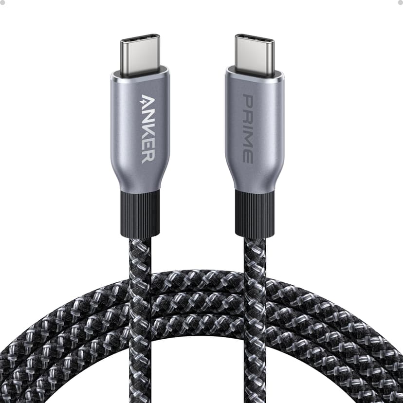 Anker Prime USB C to USB C Cable, 240W Fast Charging Cord, Upcycled-Braided Nylon with 100-Year Bend Durability for iPhone 17 Series, MacBook, Galaxy S24(6 FT)
