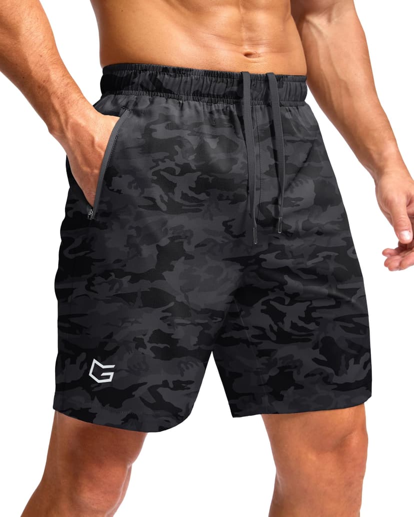 G Gradual Men's Athletic Running Shorts with 2 Zipper Pockets 7"/ 5"/ 9" | Quick Dry, Lightweight, Breathable, Moisture Wicking, Workout, Gym