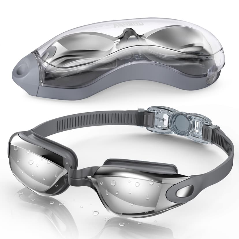 Aegend Swim Goggles, Swimming Goggles No Leaking Full Protect Adult Youth