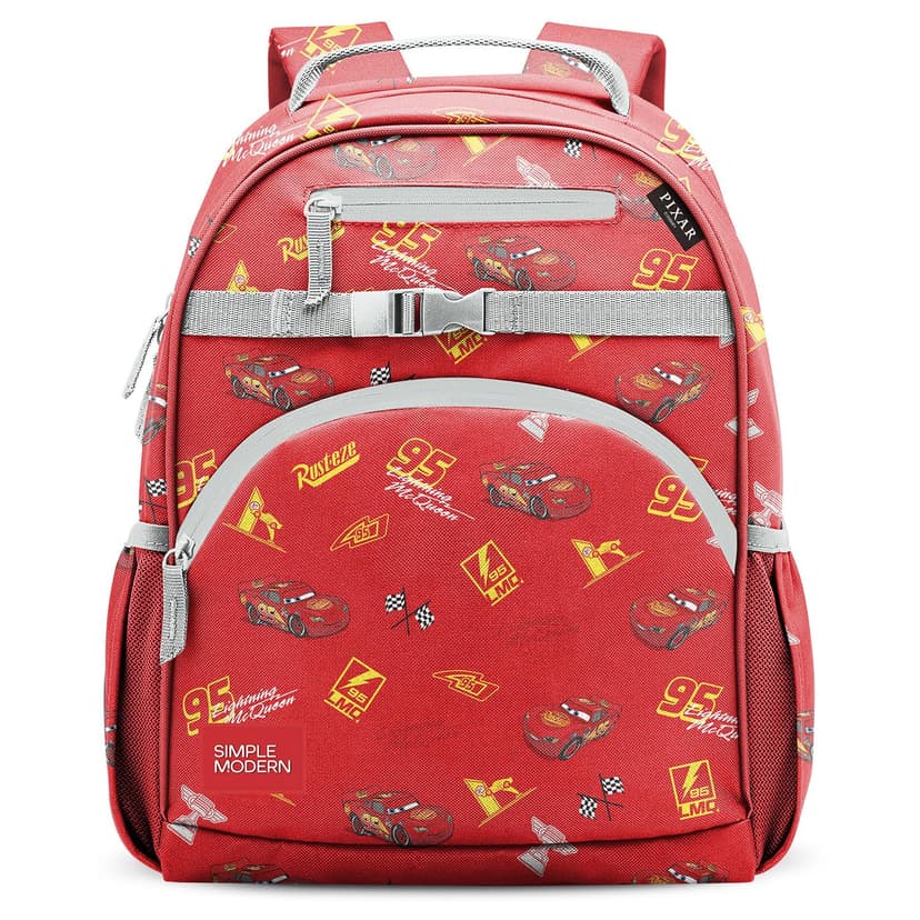 Simple Modern Medium Disney Toddler Backpack for School Girls and Boys | Kindergarten Elementary Kids Backpack | Fletcher Collection | Kids - 15" tall | Cars Lightning Speed