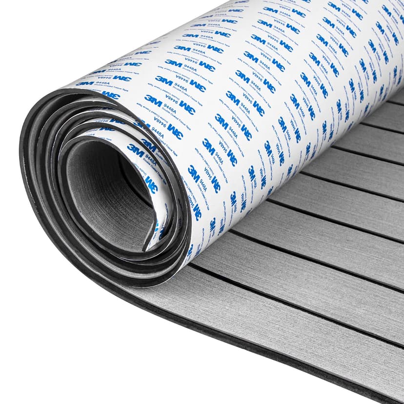 OCEANBROAD Boat Flooring 96''x16.8''/28.8''/36''/45.6'' | with 3M Adhesive Backing Non-Slip Eva Foam Marine Boat Decking Sheet For Motor Pontoon Jon Boats RV Floor