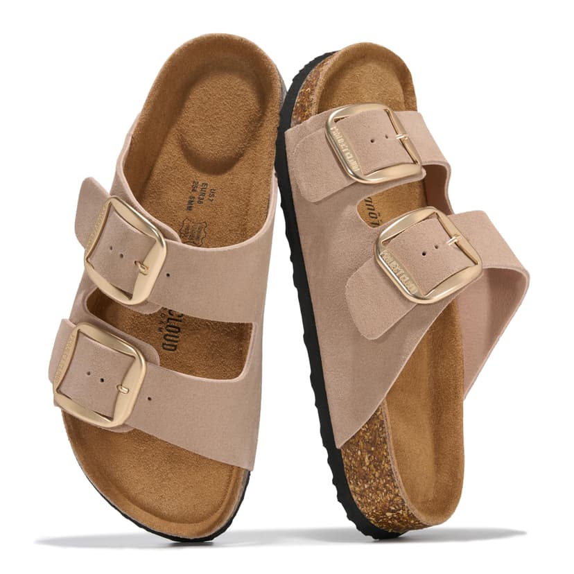 Project Cloud 100% Genuine Leather Footbed Sandals for Women 2026 Comfortable Beach Essentials Womens Sandals Memory Foam Vacation Essentials Slides for Women Footwear (Santorini)