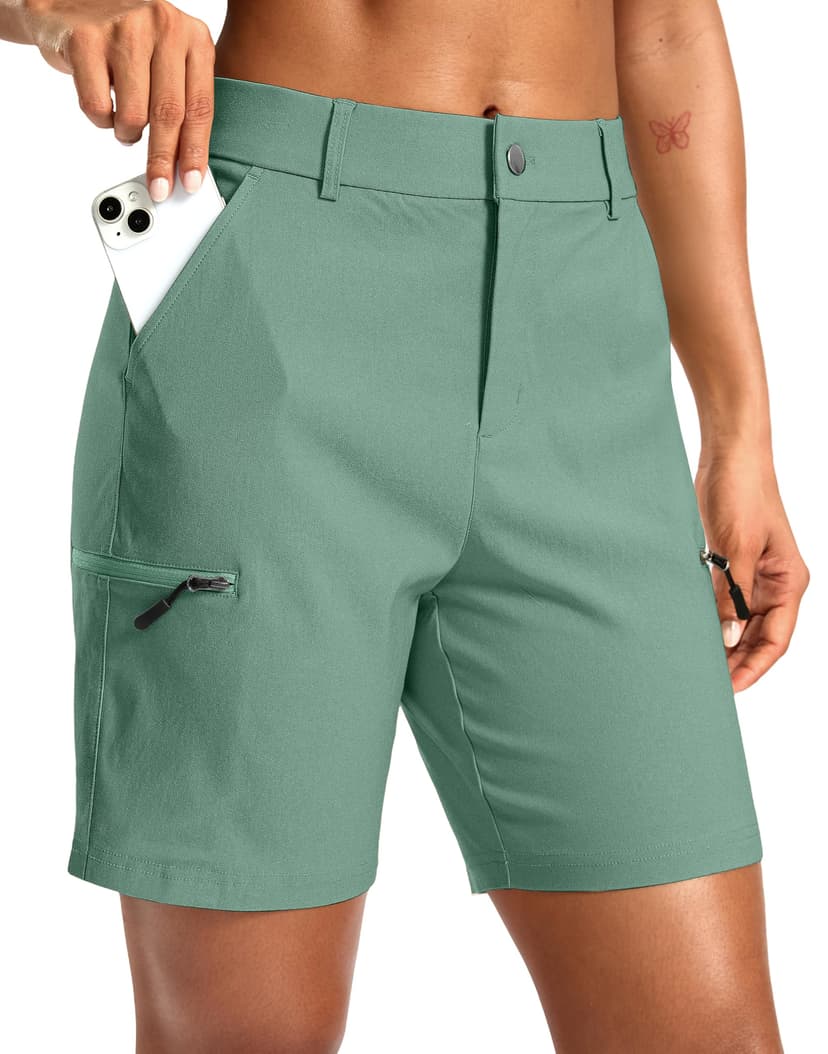 G Gradual Women's 7"/9" Hiking Cargo Shorts Quick Dry Lightweight Golf Outdoor Work Summer Travel Shorts with Pockets
